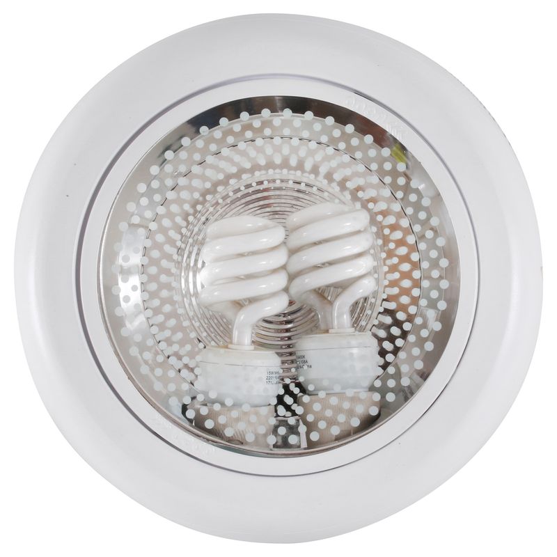 DRL LIGHTING - Foco Sobrepuesto Redondo 2 Luces E27