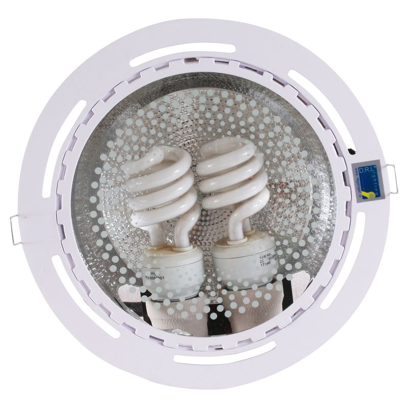 DRL LIGHTING - Foco Embutido Redondo 2 Luces E27
