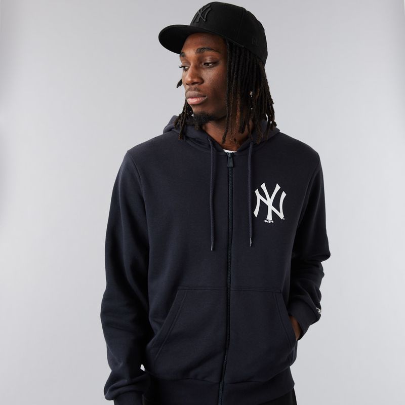 NEW ERA - Polerón New York Yankees MLB Polerón Azul marino