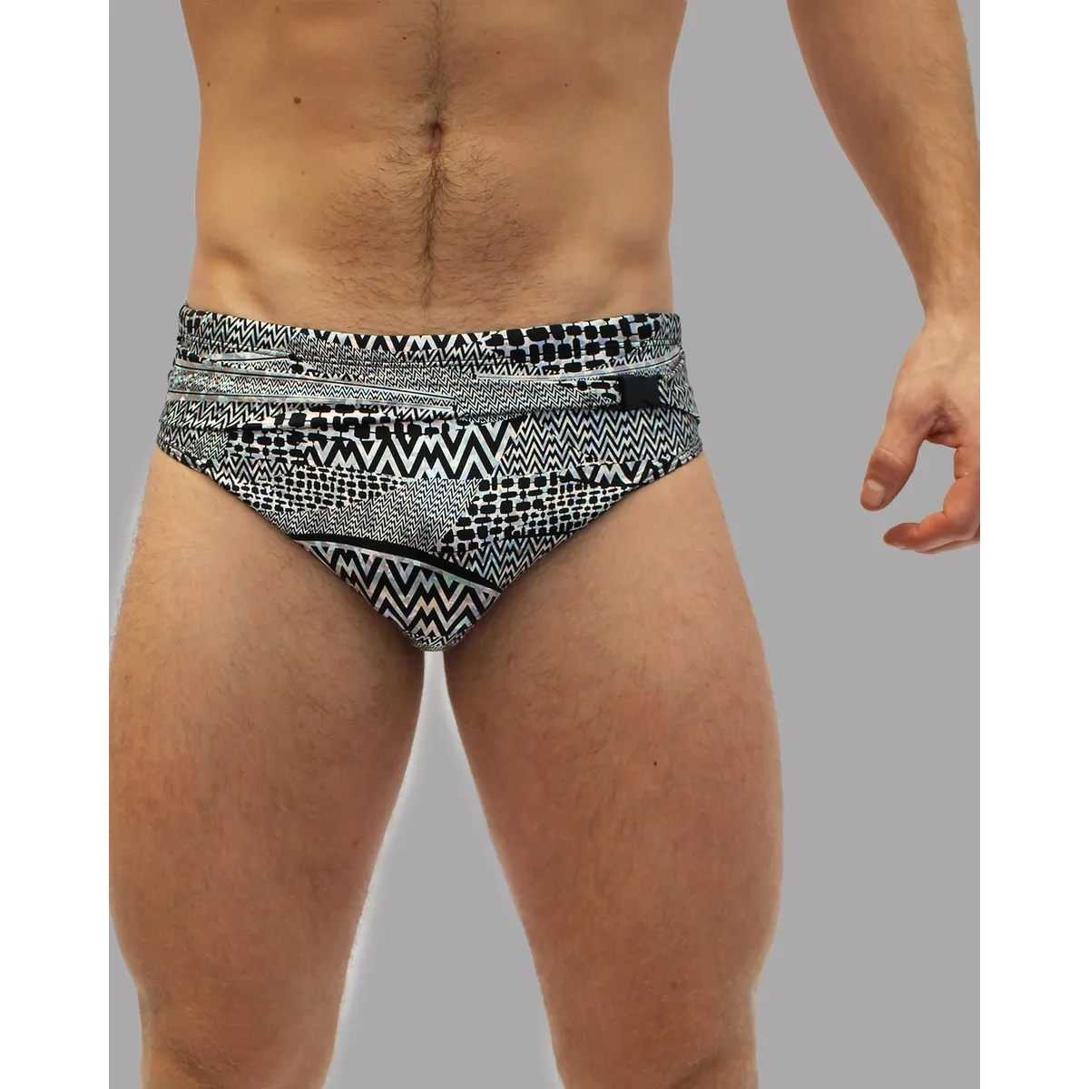 AIMARA - Sunga Estampada Silver Snake.