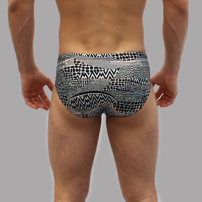 AIMARA - Sunga Estampada Silver Snake.