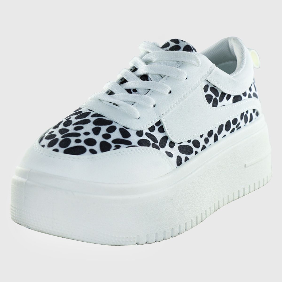 DINASTELLA - Zapatilla Leopard Cover Blanco Danicolle