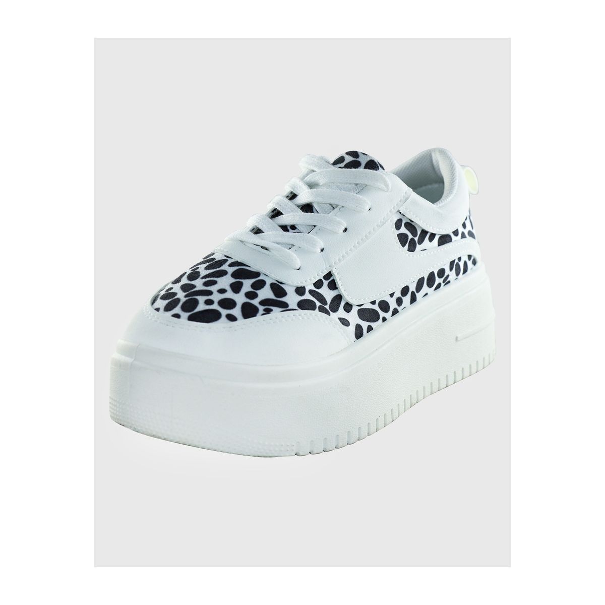 DINASTELLA - Zapatilla Leopard Cover Blanco Danicolle