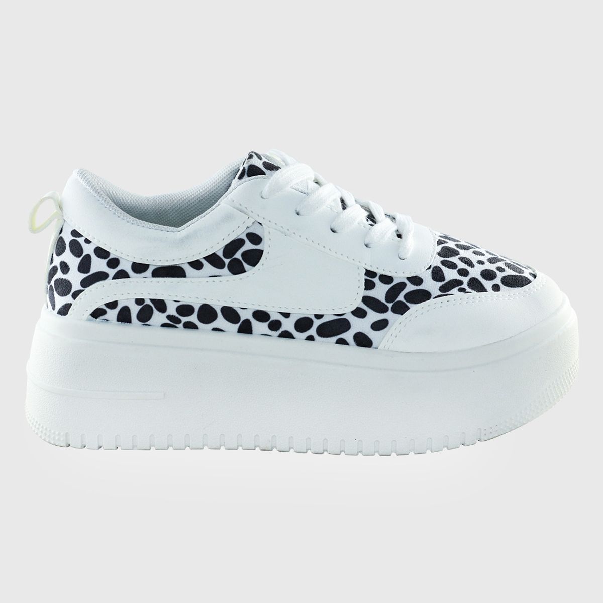 DINASTELLA - Zapatilla Leopard Cover Blanco Danicolle