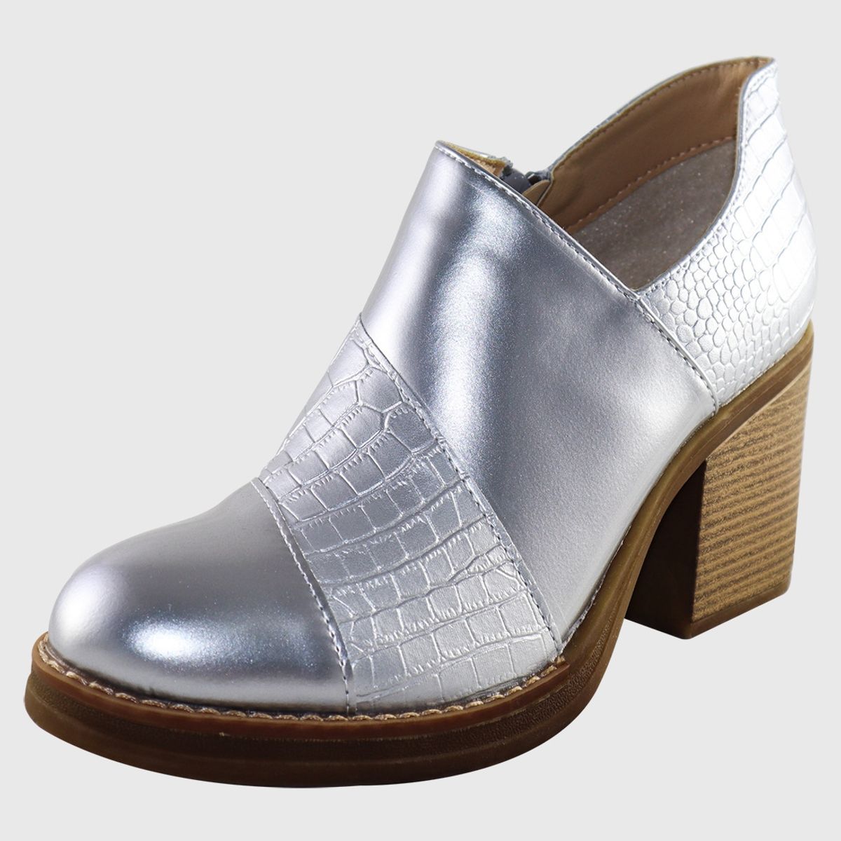 DINASTELLA - Botines taco alto Beiges para mujer Casuales Eneven Danicolle