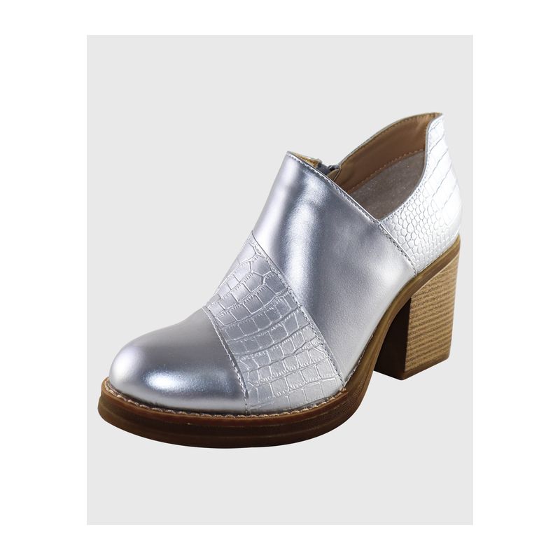 DINASTELLA - Botines taco alto Beiges para mujer Casuales Eneven Danicolle