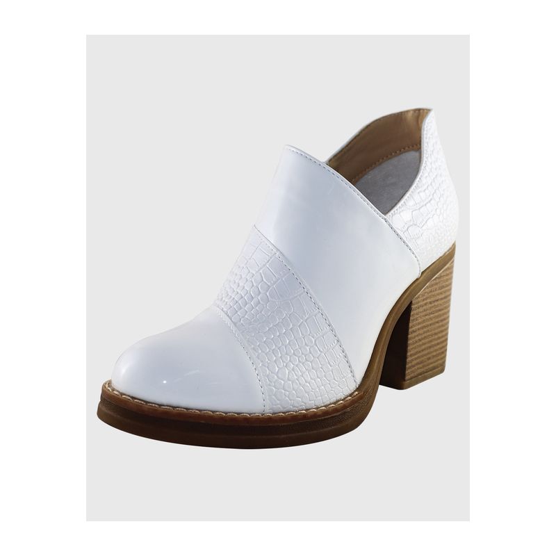 DINASTELLA - Botines taco alto Beiges para mujer Casuales Eneven Danicolle