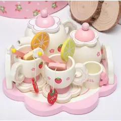UNIVERSAL - Juego De Tazas De Te De Madera Juego Didactico