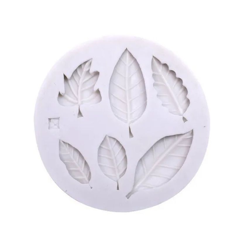 Pasteleria - Molde De Silicona Hojas Molde Hojas Molde Fondant 6 Hojas