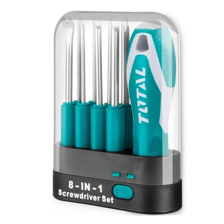 Set Juego Destornilladores Punta Intercambiable 9 Pcs