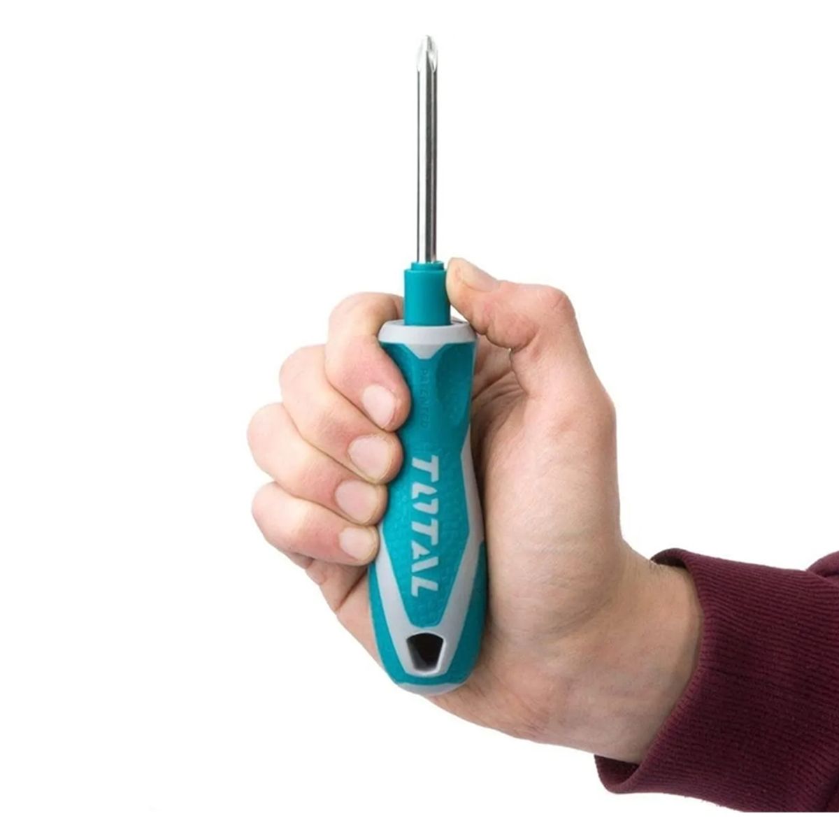 TOTAL TOOLS - Set Juego Destornilladores Punta Intercambiable 9 Pcs