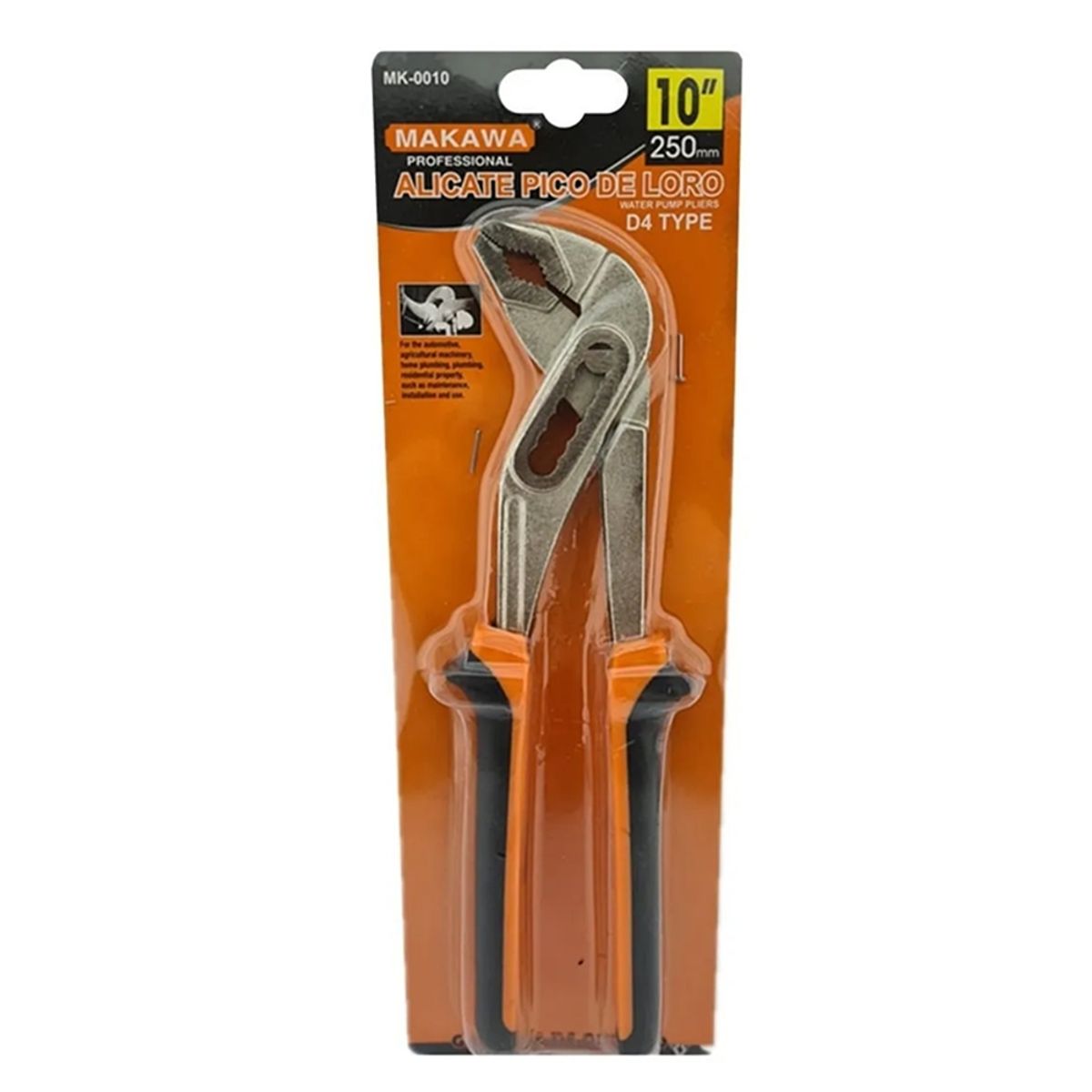 MAKAWA - Alicate Pico De Loro Ajustable Articulado 10 Pulgadas Makawa