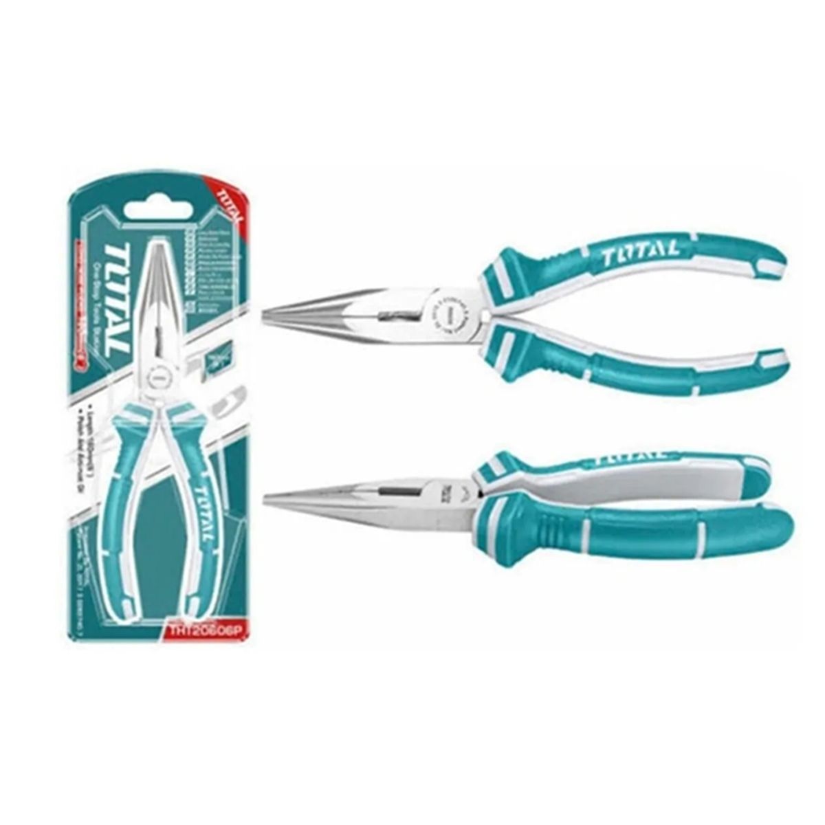 Alicate Punta Larga Fina 6 Pulgadas (160mm), marca TOTAL TOOLS - Foto Principal