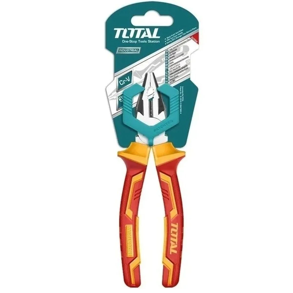 TOTAL TOOLS - Alicate Universal Aislado Electricista 6 PLG