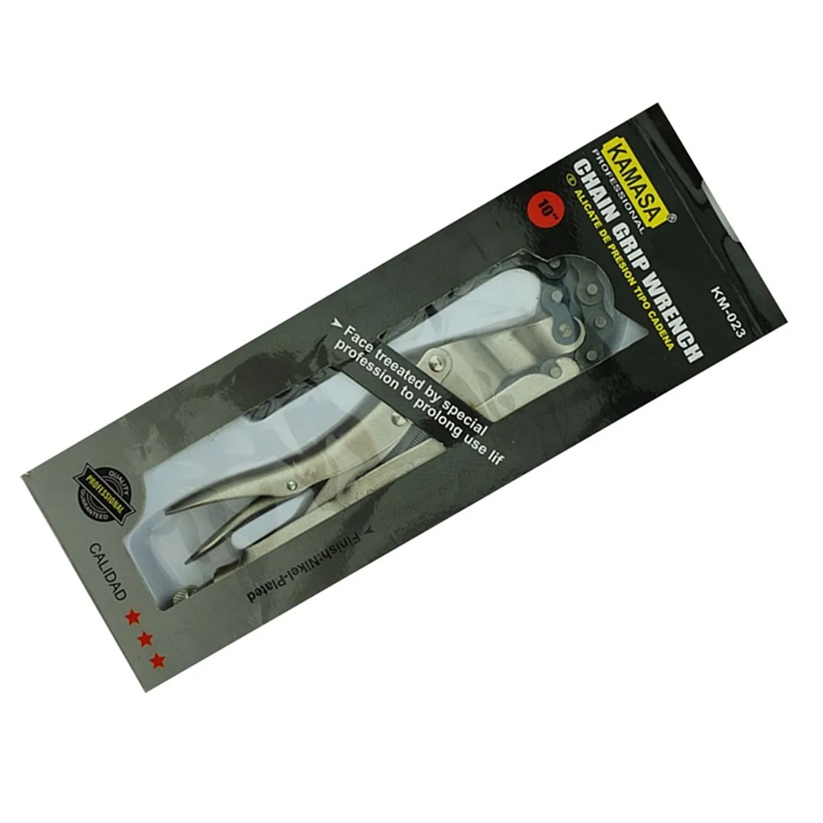 KAMASA - Alicate De Presion Tipo Cadena 10 Pulgadas Km023