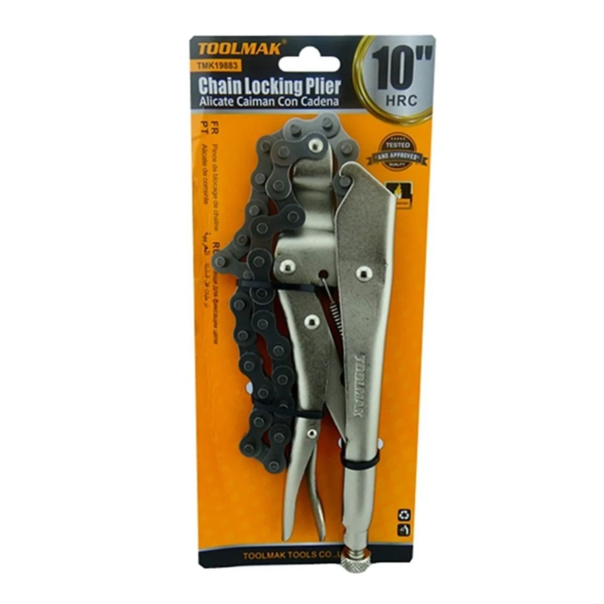 GENERICO - Alicate De Presion Caiman Tipo Cadena 10 Pulgadas Tmk19883