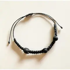 EL BAZAR DE ELLA - Pulsera hombre piedra volcánica