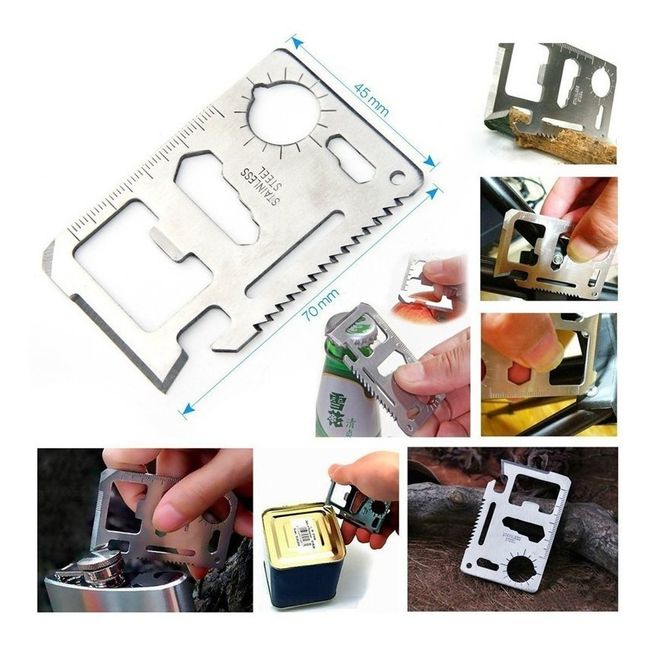 GENERICO - Kit De Sobrevivencia 12 En 1 Outdoor Militar Camping