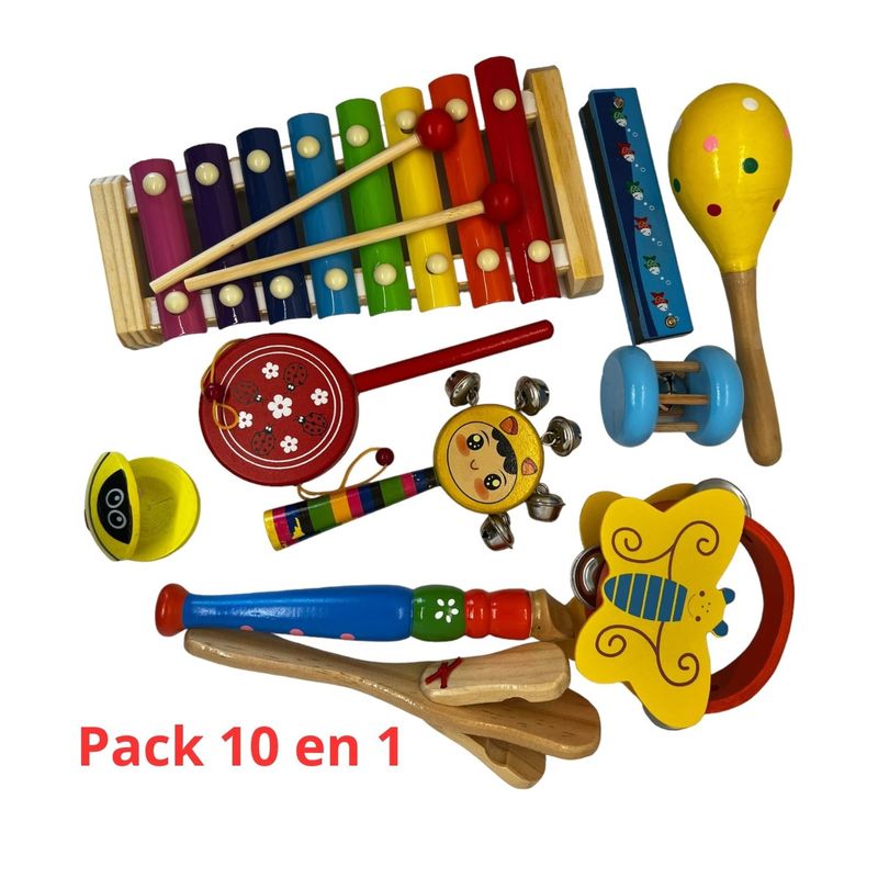 HABLARTE - Juguetes Didácticos Instrumentos Musicales Madera