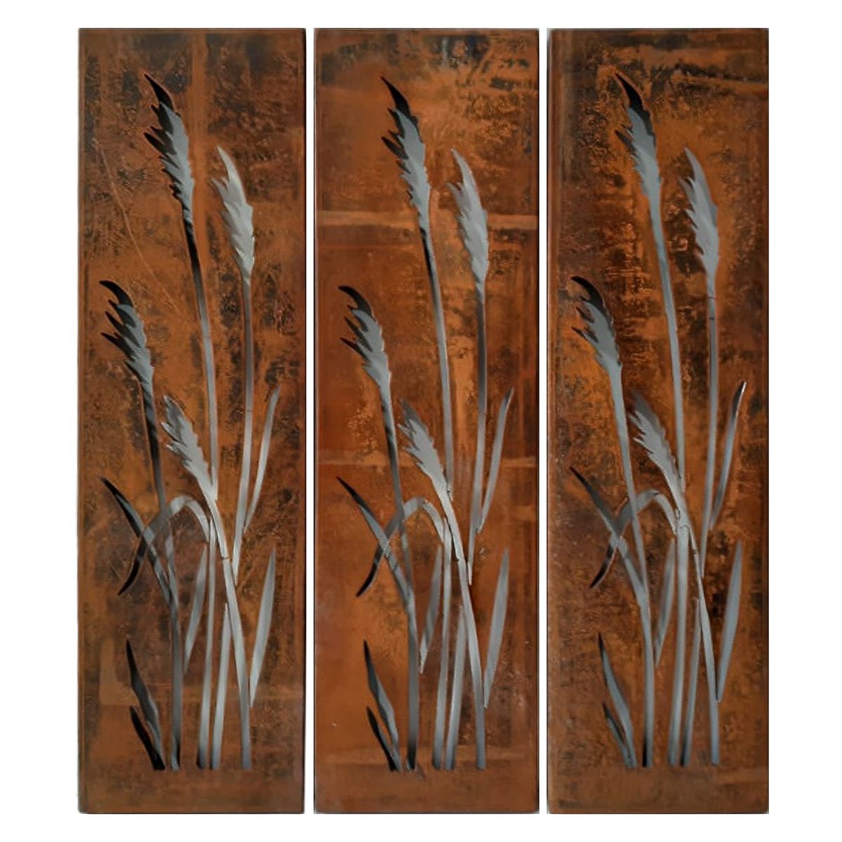 MOOK - Cuadro de acero corten Mook - Espiga 3 pcs