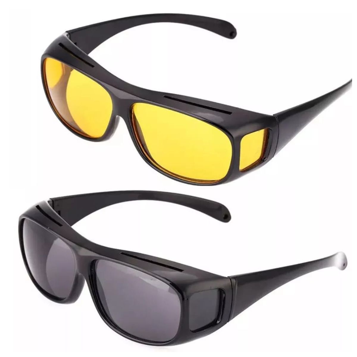 GENERICO - LENTES POLARIZADAS HD VISION 2X1 DIA  NOCHE