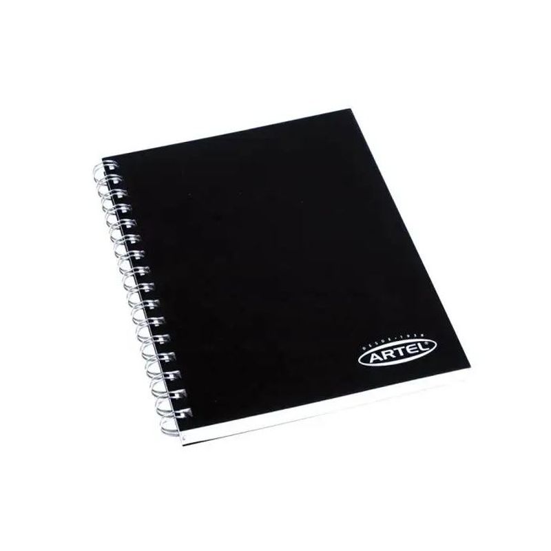 ARTEL - Croquera Tapa Negra 80 hojas 21,5x28cm