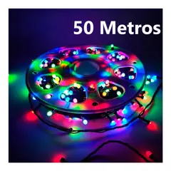 GENERICO - Luces Guirnalda De Navidad LED Rollo 50metros 240 leds Multicolor