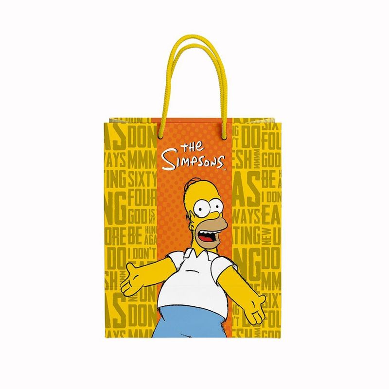 VILLAGE - Bolsa de regalo mediana Los Simpson Diseño B