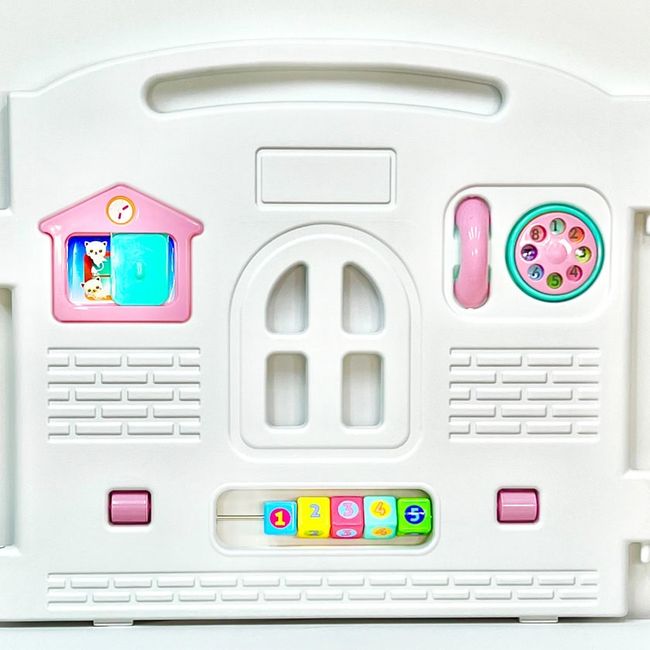 BEBECO - Corral Bebe 122 Rosado Castillo 156x156 cms marca Bebeco