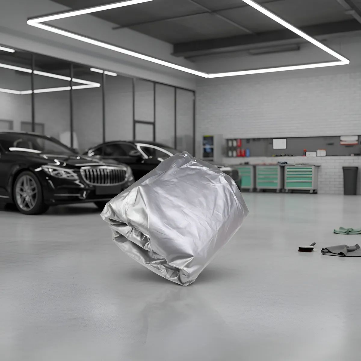 GENERICO - Carpa Funda Premium para Autos Protector Extra Grueso y Multiusos Talla L FIGOIMPORT