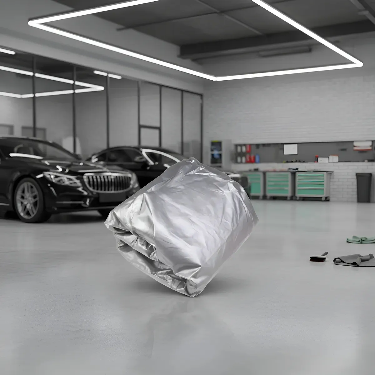 GENERICO - Carpa Funda Premium para Autos Protector Extra Grueso y Multiusos Talla L FIGOIMPORT