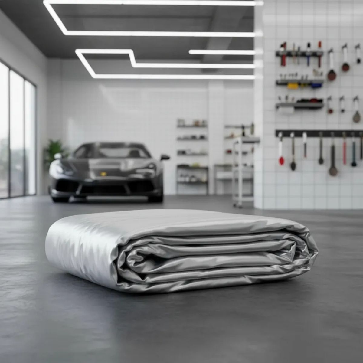 GENERICO - Carpa Funda Premium para Autos Protector Extra Grueso y Multiusos Talla L FIGOIMPORT