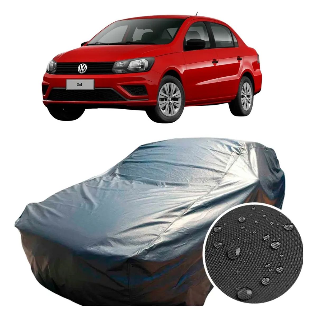 IRM - Carpa Funda Para Autos Impermeable Cubre Sol Talla XXL Protector Vehiculos Lona Marca FIGOIMPORT