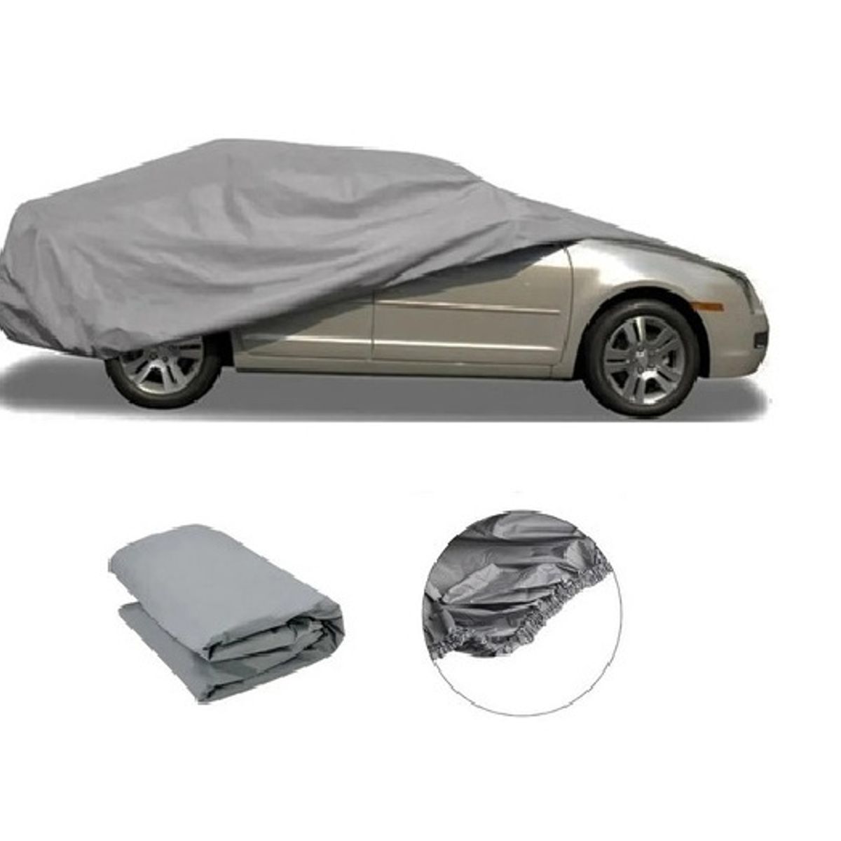 GENERICO - Carpa Funda Para Autos Impermeable Cubre Sol Talla M