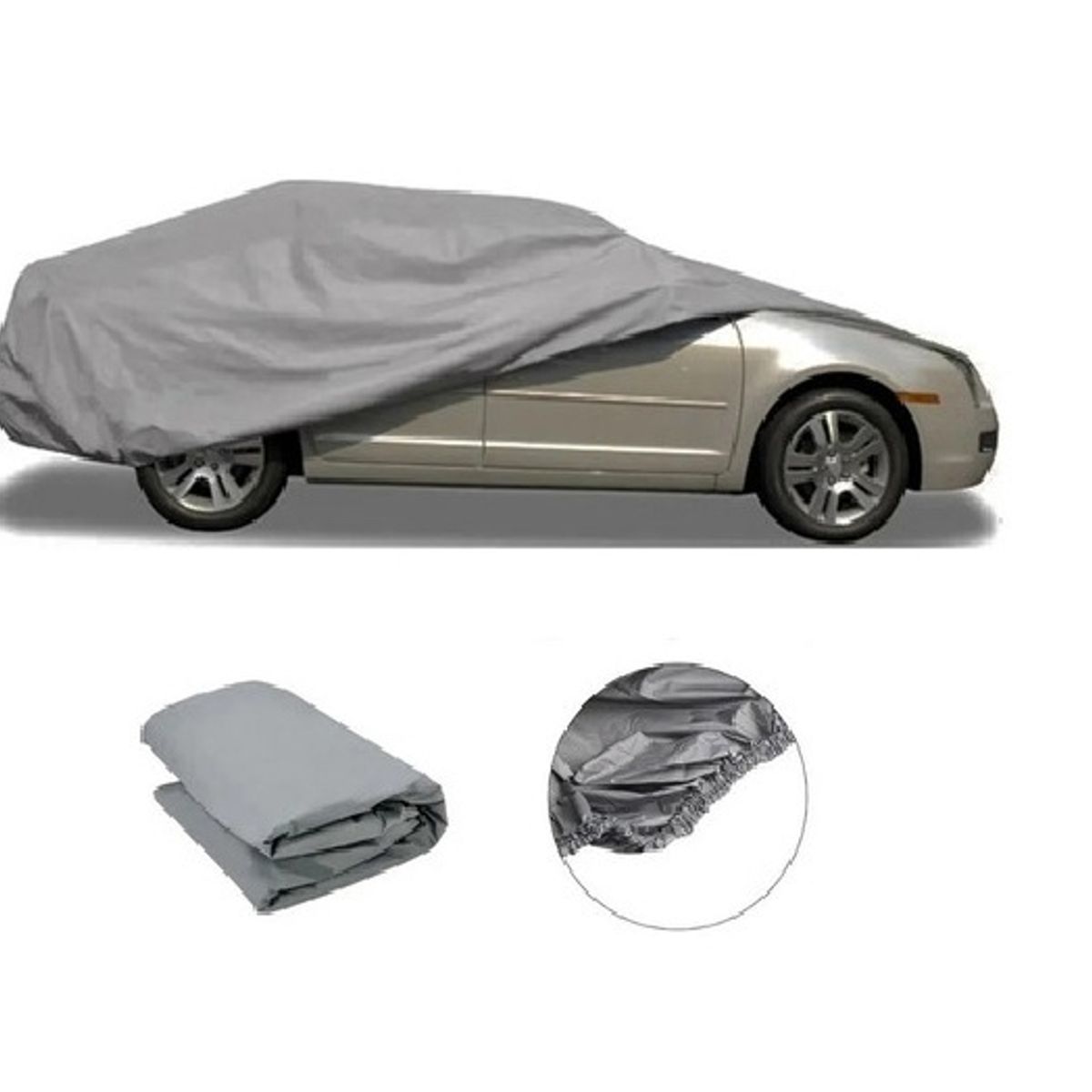 GENERICO - Carpa Funda Para Autos Impermeable Cubre Sol y Agua Talla M