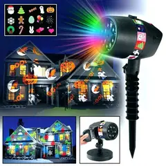 SLIDE - Proyector Laser Led Multidiseños Fachada y Exteriores 48 Imágenes