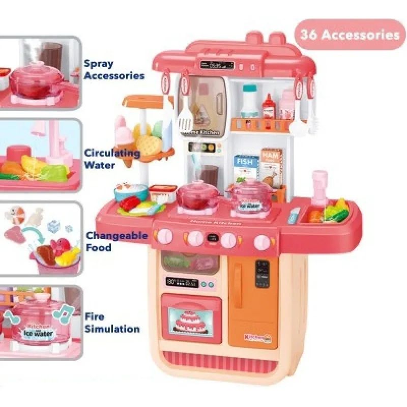 GENERICO - Juguetes Para Niñas Artículos De Cocina Juguetes Comida