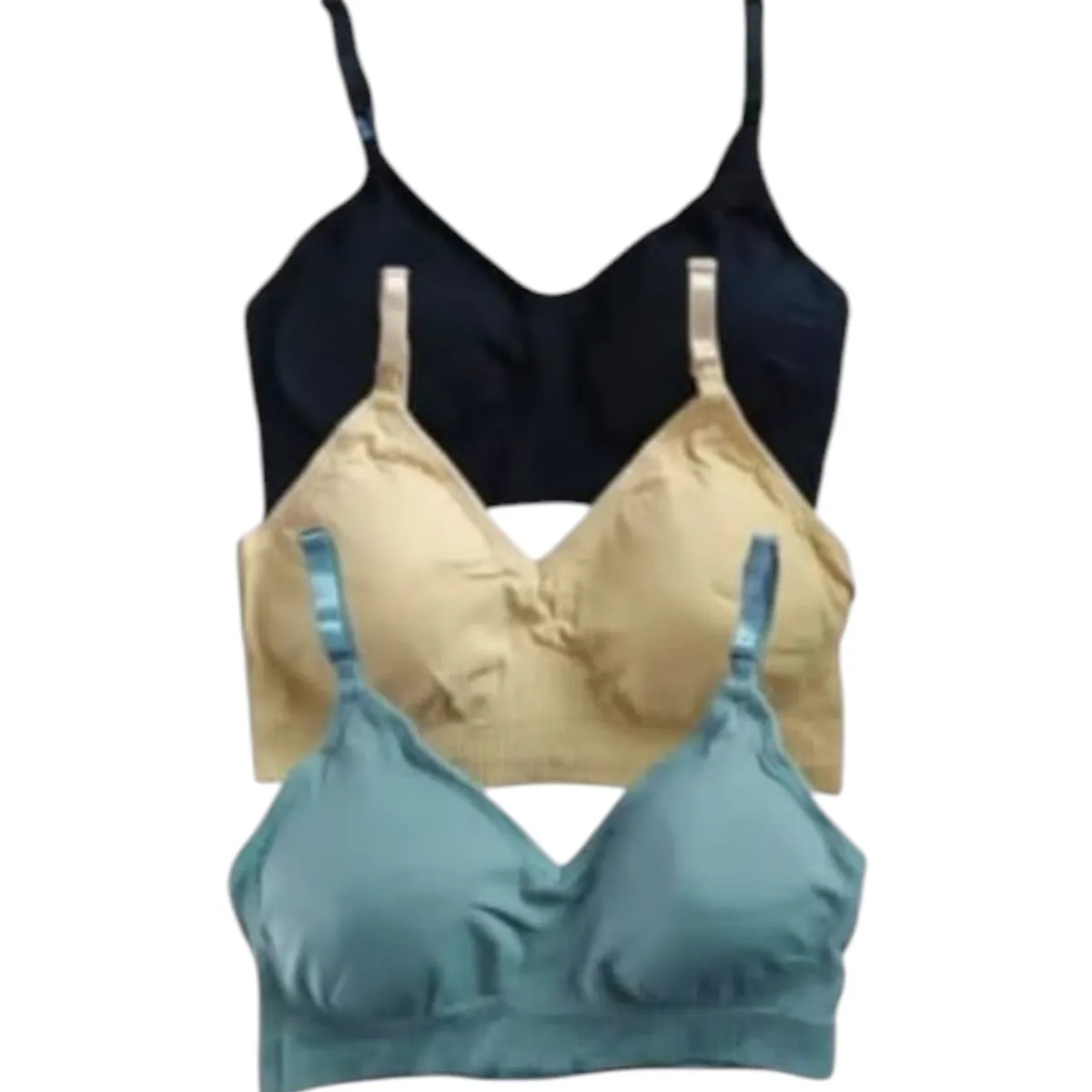 FASHIONS - Pack 3 Sostenes para Lactancia deportivos…