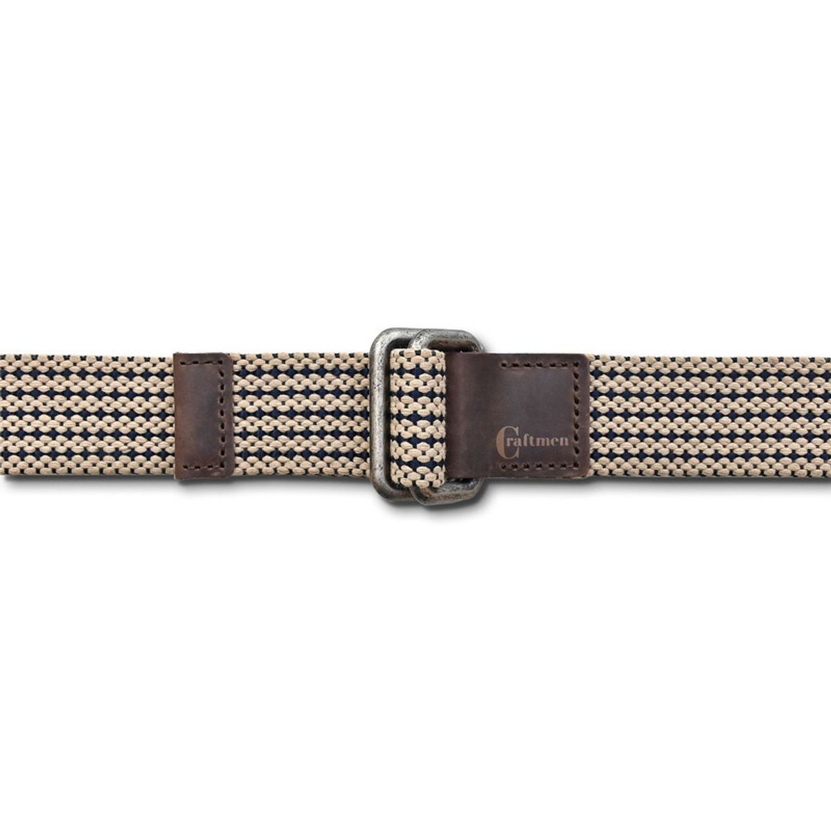 CRAFTMEN - Cinturon Hombre Reata Reversible  Beige - Azul. MCCCR39-BASM