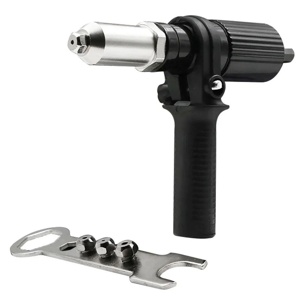 KUANGYE - Remachadora Portátil Para Taladros Accesorio Remaches Pop