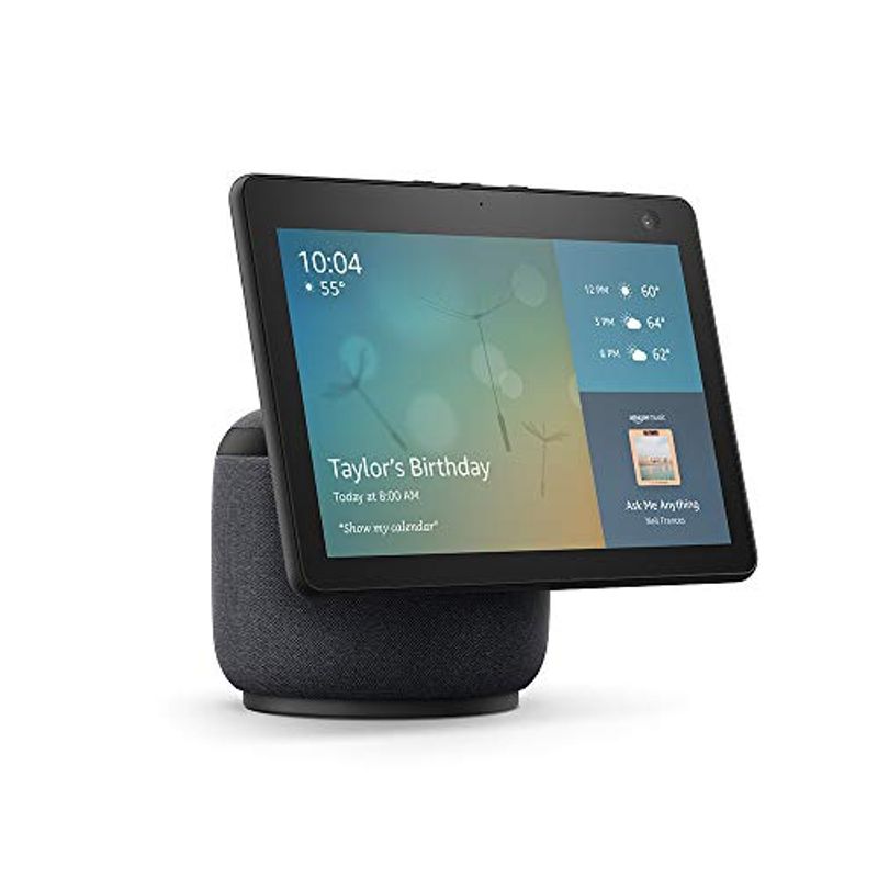 AMAZON - Amazon Echo Show 10 Negro Ultima Generación Con Alexa Apps Streaming