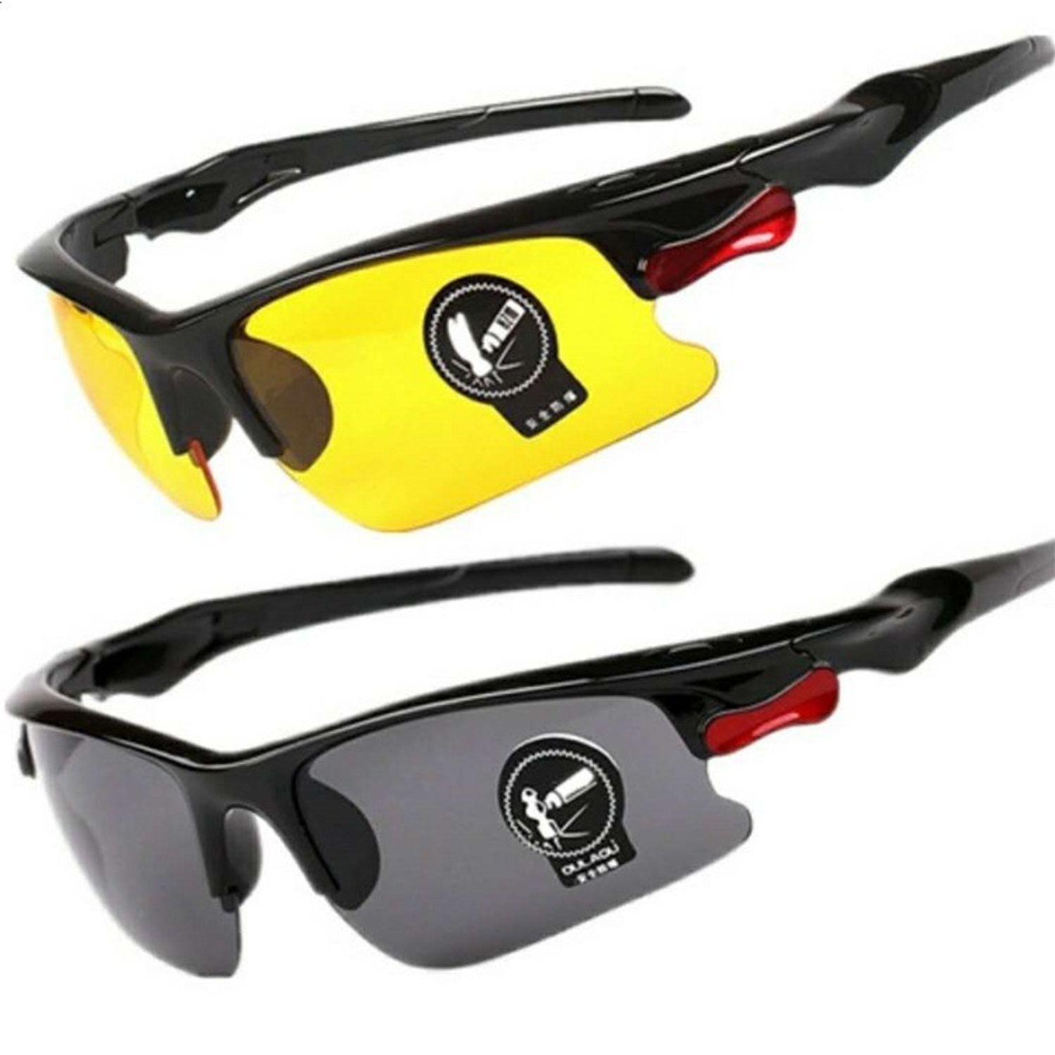 Gafas Deportivas Unisex Pack GIST - Diseño Minimalista Italiano, Lentes Envolventes, Montura Ultraligera