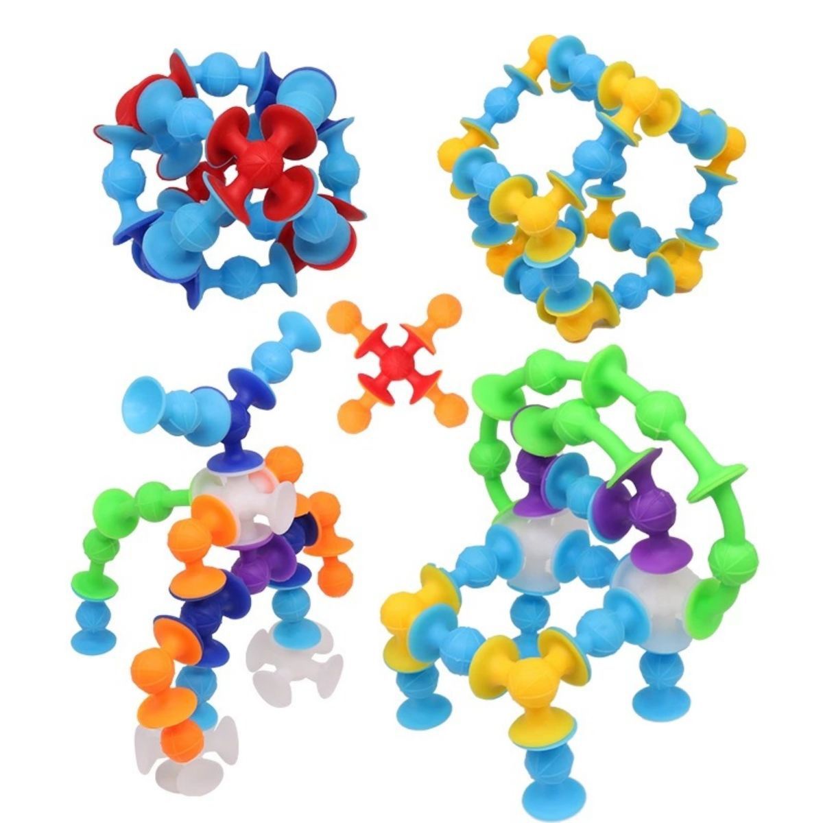 KUANGYE - Juego De Chupones - Bloques De Construcción De Silicona