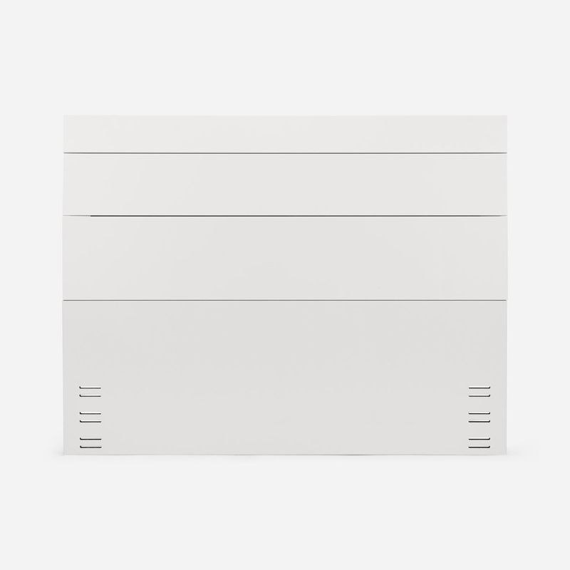 ROSEN - Set Respaldo + Veladores Lexham 2 Plazas Rosen Blanco 