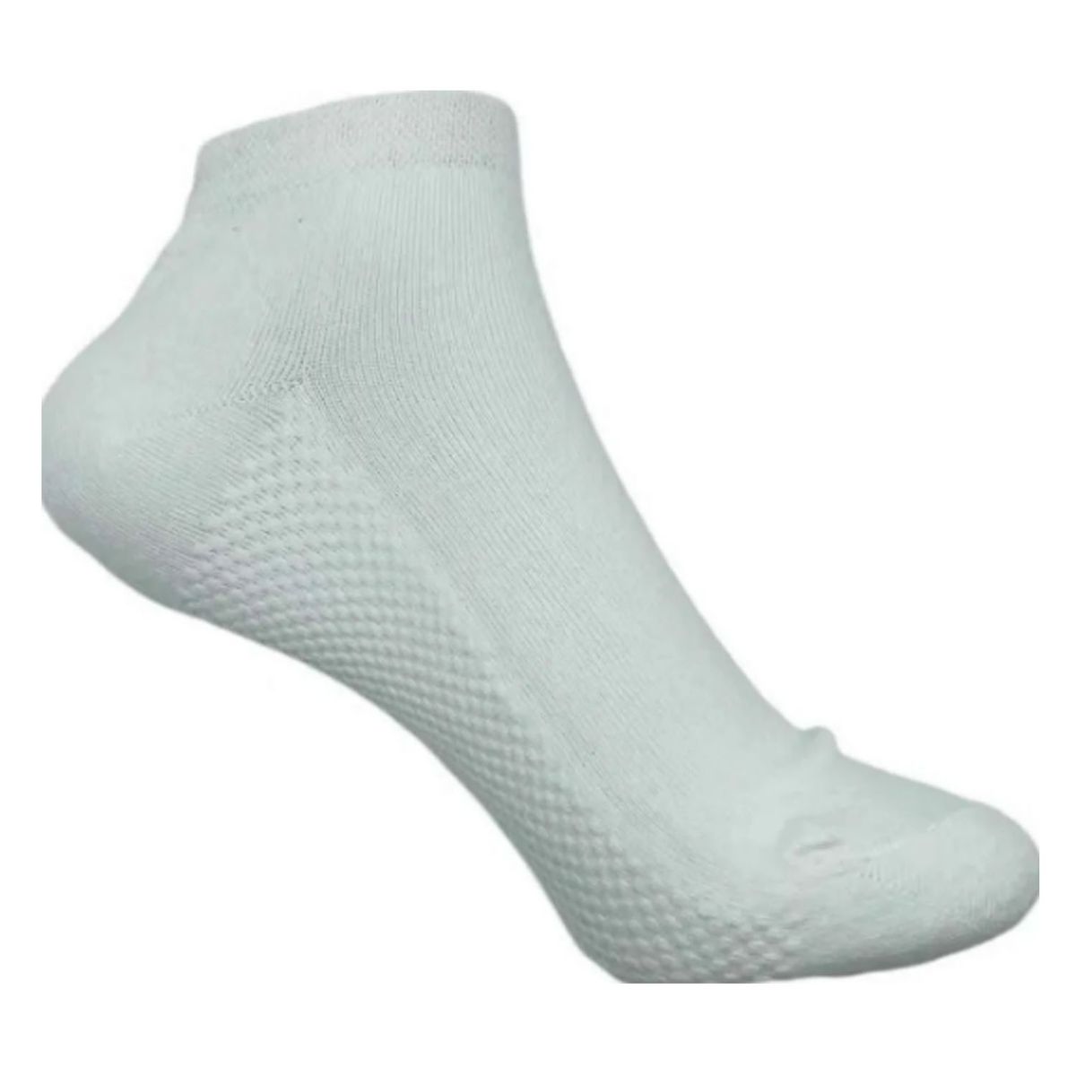 EVERSO - 12 pares Calceta Deportiva Corta Bambú Tobillera Blanca Hombre