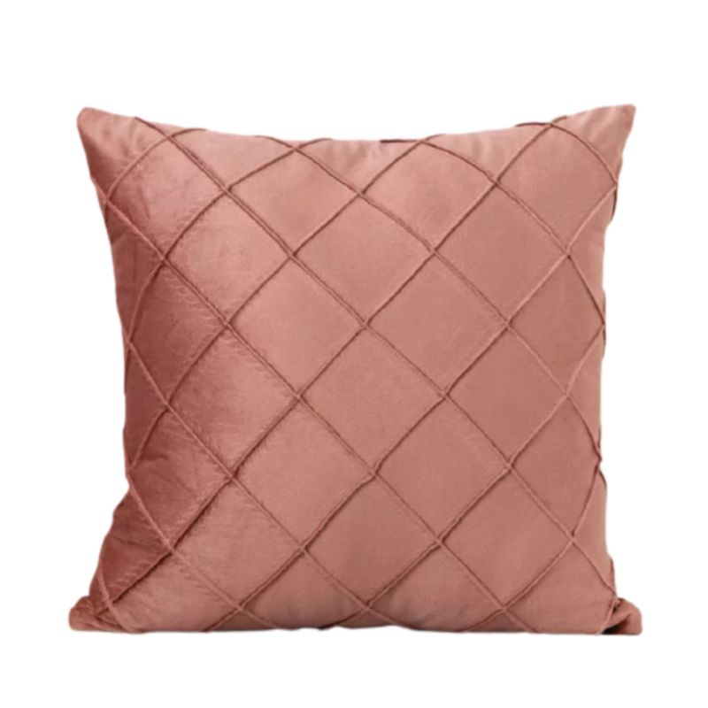 GENERICO - COJIN VELVET  PALO  DE ROSA  40 X 40