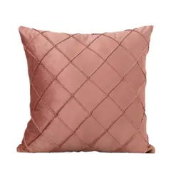 GENERICO - COJIN VELVET PALO DE ROSA 40 X 40