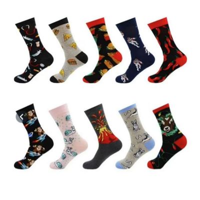 Imagen 2 del producto Pack 12 Calcetines Diseños Variados Algodón Para Mujer Largar