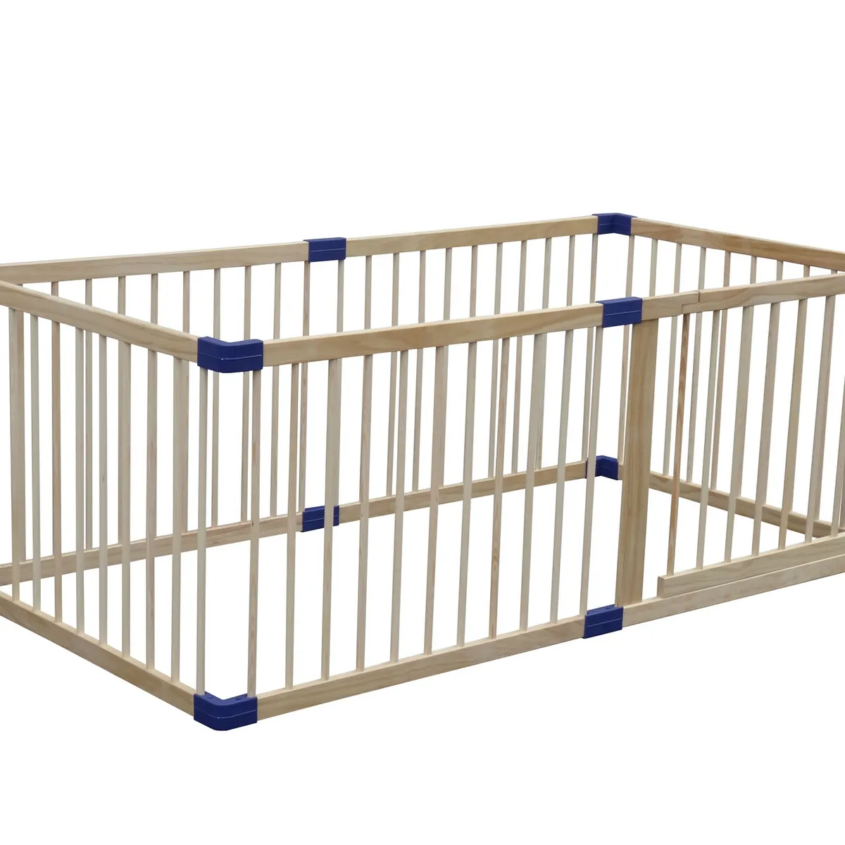 BEBECO - Corral Bebe 6 Lados Madera 185x95 cms. Altura 70 cms. Bebeco