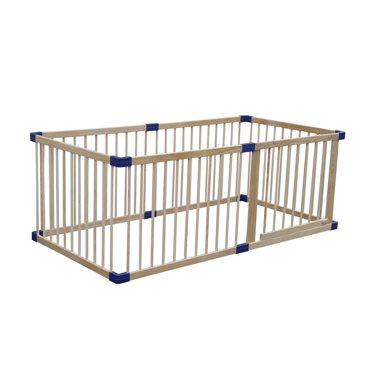 BEBECO - Corral Bebe 6 Lados Madera 185x95 cms. Altura 70 cms. Bebeco